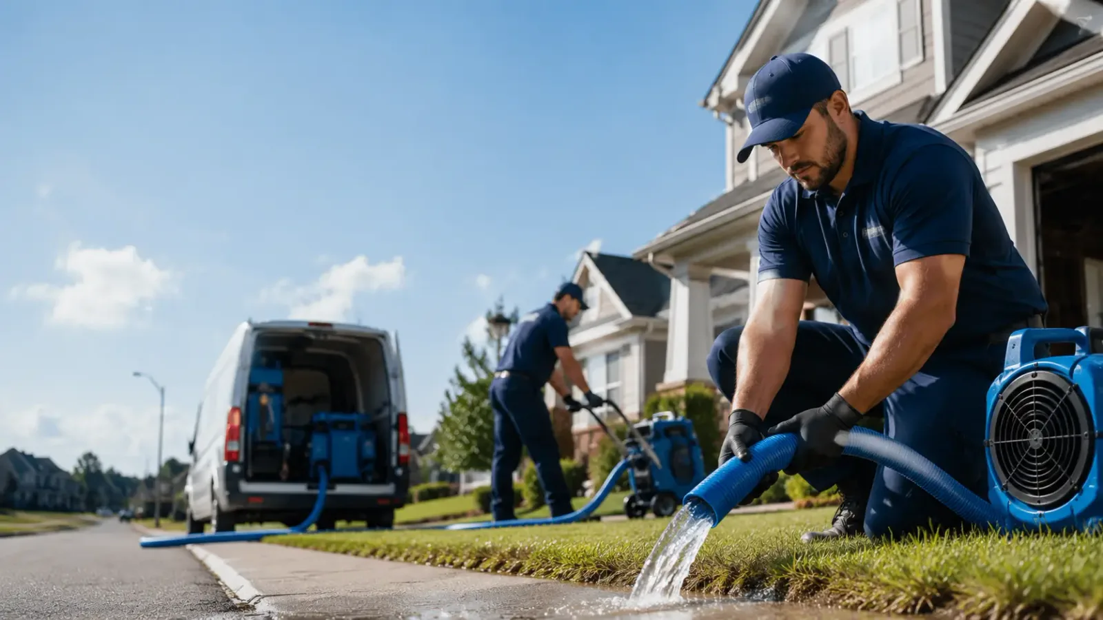 Flood Damage Restoration in New Home, TX